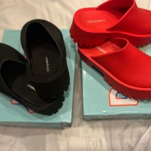 Jeffery Campbell Bae Clog - Black or Red